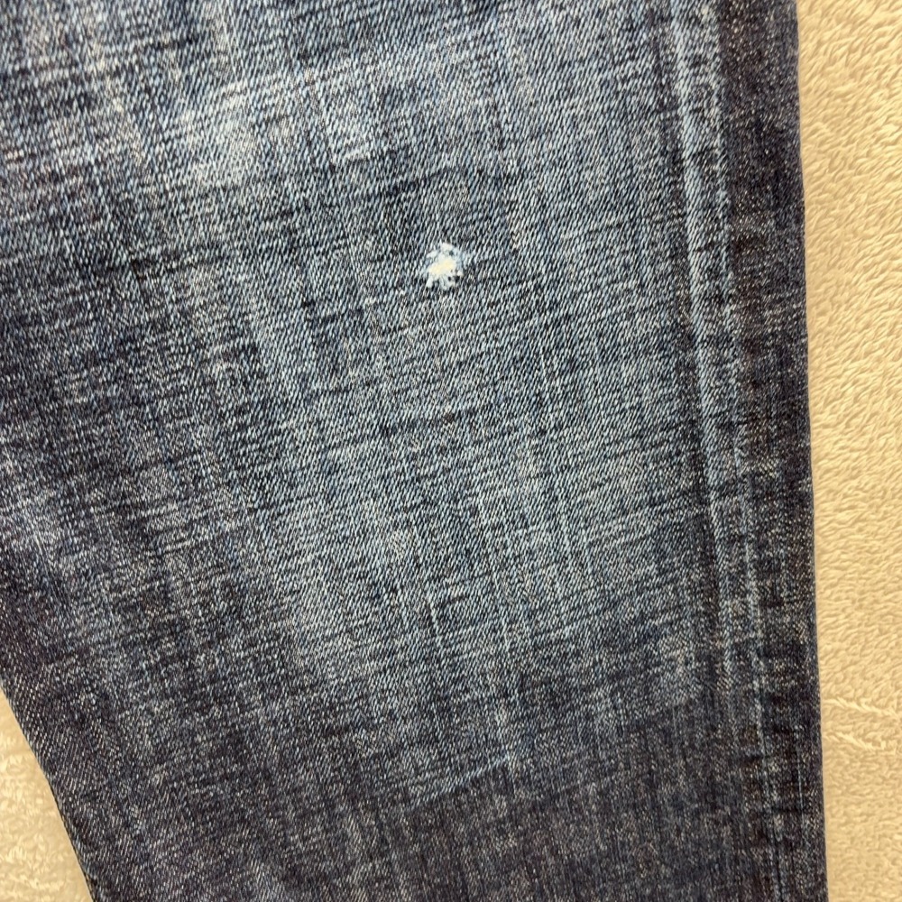 Levis 501 Jeans Mens 40X30 Blue Original Straight Button Fly Dark Faded Denim - Picture 3 of 16